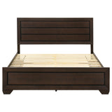 Kauffman Dark Cocoa Eastern King Storage Bed from Coaster - Luna Furniture