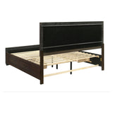 Kauffman Dark Cocoa Eastern King Storage Bed from Coaster - Luna Furniture