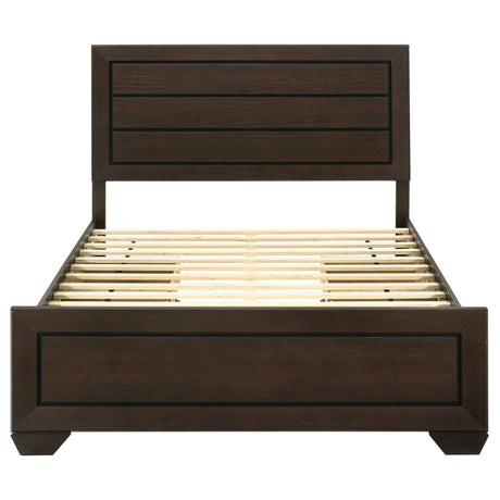 Kauffman Dark Cocoa Queen Storage Bed from Coaster - Luna Furniture