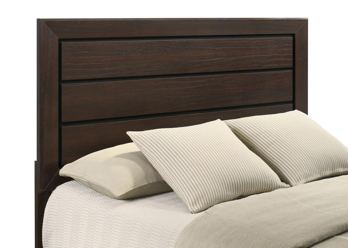Kauffman Dark Cocoa Queen Storage Bed from Coaster - Luna Furniture