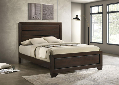 Kauffman Dark Cocoa Queen Panel Bed from Coaster - Luna Furniture
