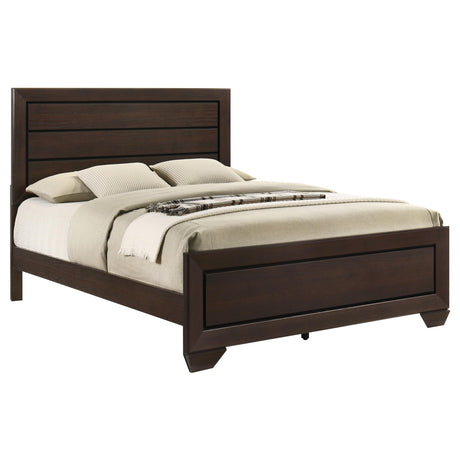 Kauffman Dark Cocoa Queen Panel Bed from Coaster - Luna Furniture