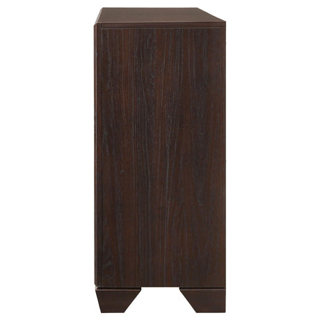 Kauffman Dark Cocoa 6-Drawer Dresser from Coaster - Luna Furniture