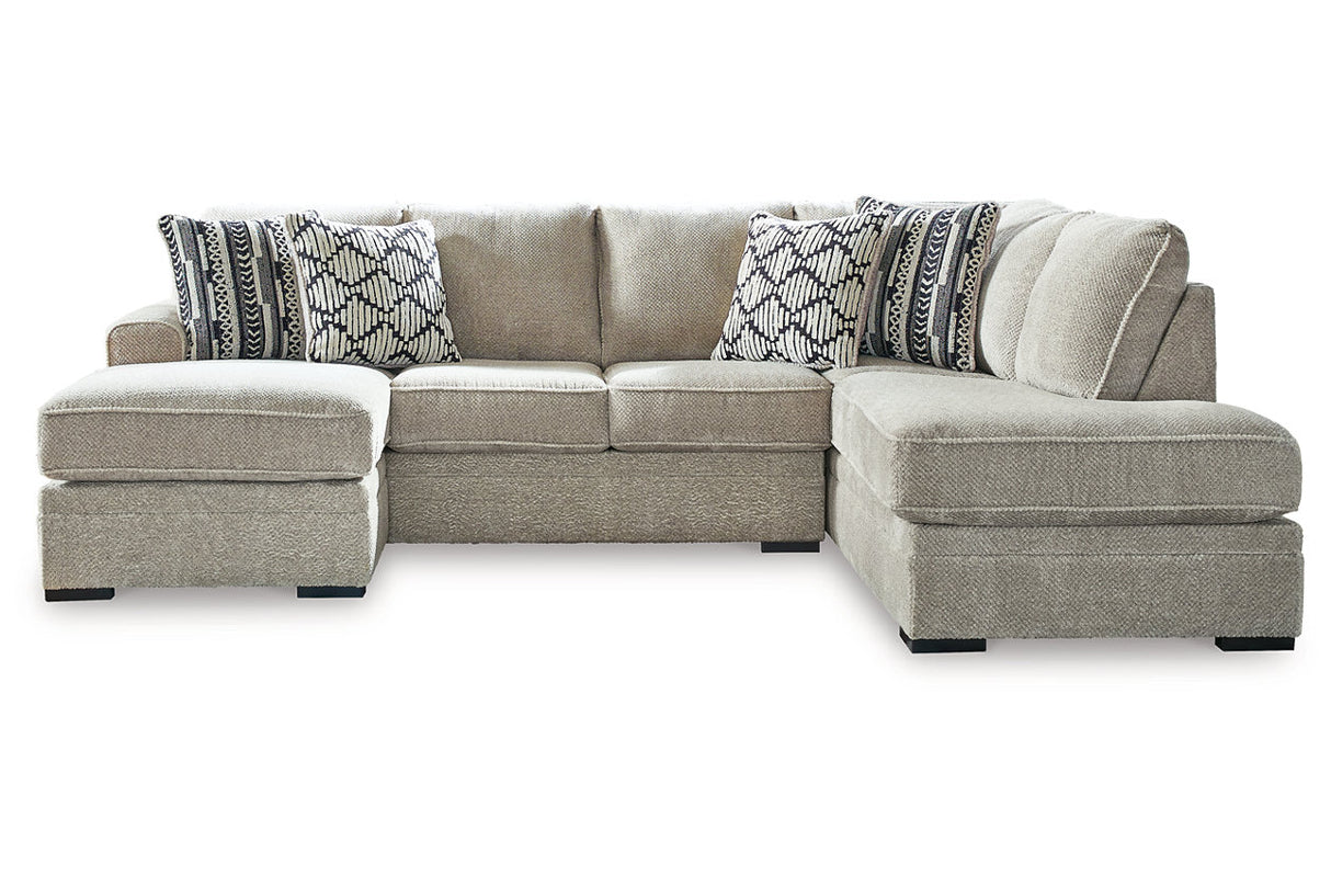 Calnita Sisal 2-Piece Sectional with Chaise from Ashley Furniture - Luna Furniture
