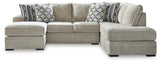 Calnita Sisal 2-Piece RAF Chaise Sectional from Ashley Furniture - Luna Furniture