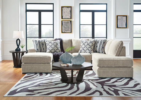 Calnita Sisal 2-Piece RAF Chaise Sectional from Ashley - Luna Furniture