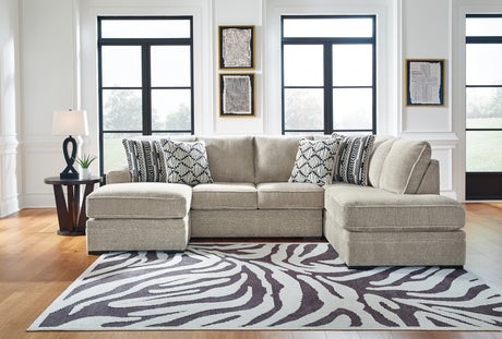 Calnita Sisal 2-Piece Sectional with Chaise from Ashley - Luna Furniture