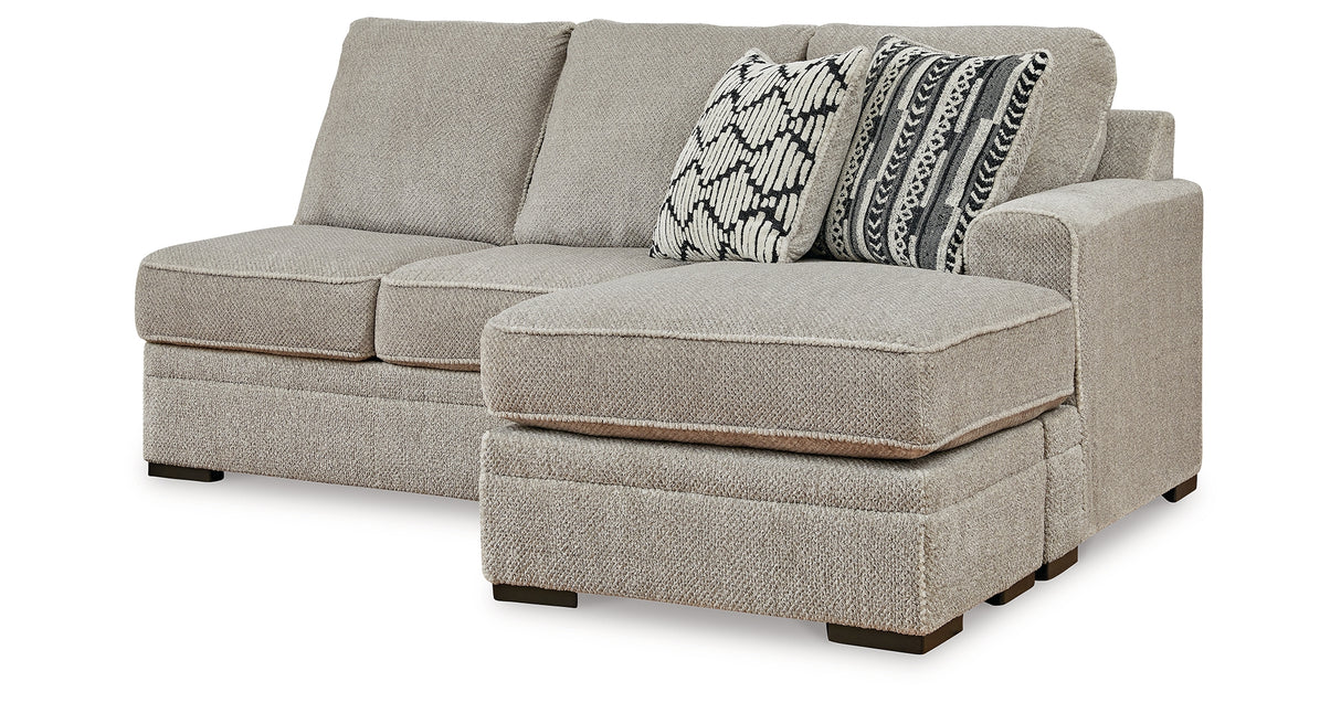 Calnita Sisal Right-Arm Facing Sofa Chaise from Ashley - Luna Furniture