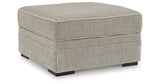 Calnita 2-Piece Sectional with Ottoman in Sisal from Ashley Furniture - Luna Furniture
