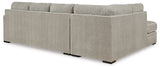 Calnita Sisal 2-Piece LAF Chaise Sectional from Ashley Furniture - Luna Furniture