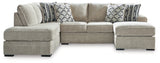 Calnita Sisal 2-Piece LAF Chaise Sectional from Ashley Furniture - Luna Furniture
