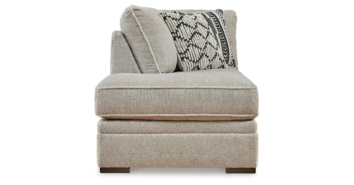 Calnita Sisal Left-Arm Facing Corner Chaise from Ashley Furniture - Luna Furniture