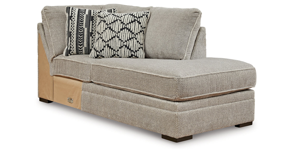 Calnita Sisal Right-Arm Facing Corner Chaise from Ashley Furniture - Luna Furniture