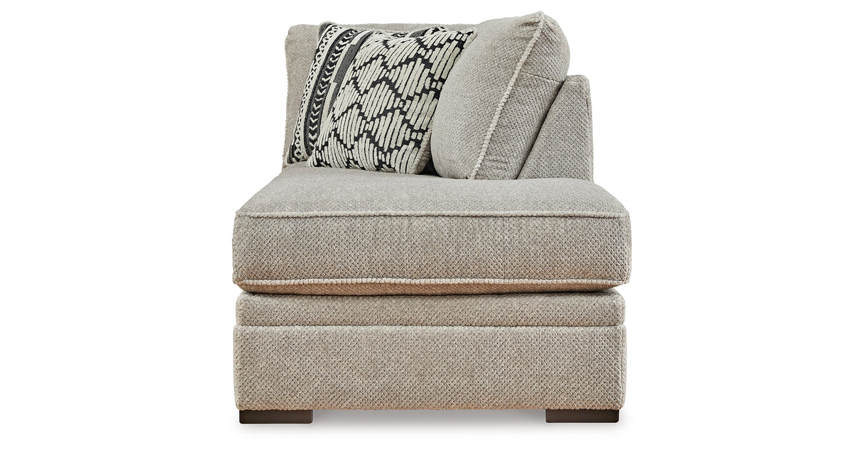 Calnita Sisal Right-Arm Facing Corner Chaise from Ashley Furniture - Luna Furniture