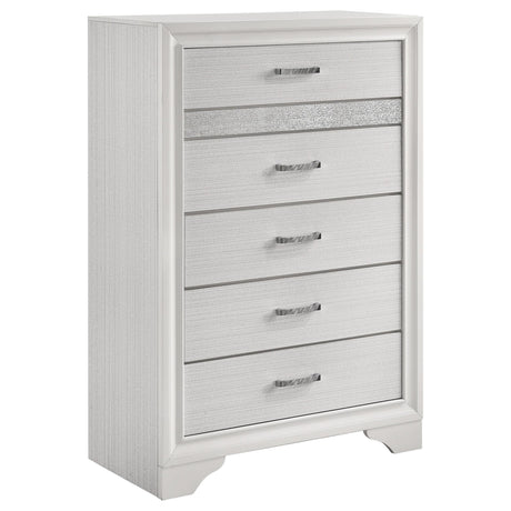 Miranda White 5-Piece Full Storage Bedroom Set from Coaster - Luna Furniture