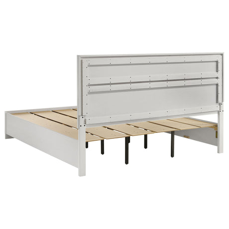 Miranda White 4-Piece Eastern King Platform Storage Bedroom Set from Coaster - Luna Furniture