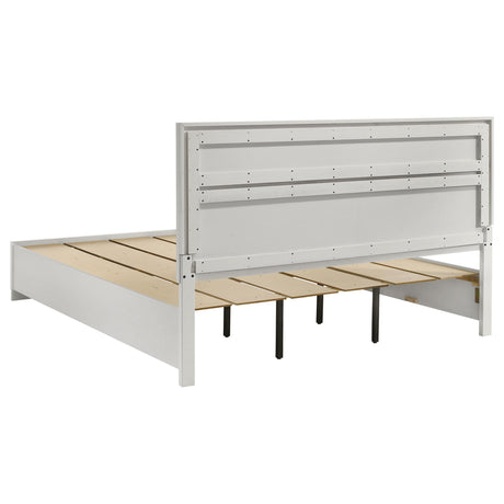 Miranda White 4-Piece California King Platform Storage Bedroom Set from Coaster - Luna Furniture