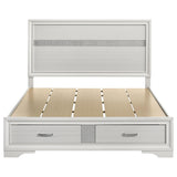 Miranda White Queen 2-Drawer Storage Bed from Coaster - Luna Furniture