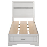 Miranda White Twin Storage Bed from Coaster - Luna Furniture