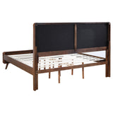 Robyn Dark Walnut Tufted Upholstered 4-Piece Eastern King Bedroom Set from Coaster - Luna Furniture