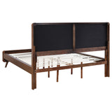Robyn Dark Walnut Tufted Upholstered 4-Piece California King Bedroom Set from Coaster - Luna Furniture