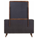 Robyn Dark Walnut 6-Drawer Dresser with Mirror from Coaster - Luna Furniture