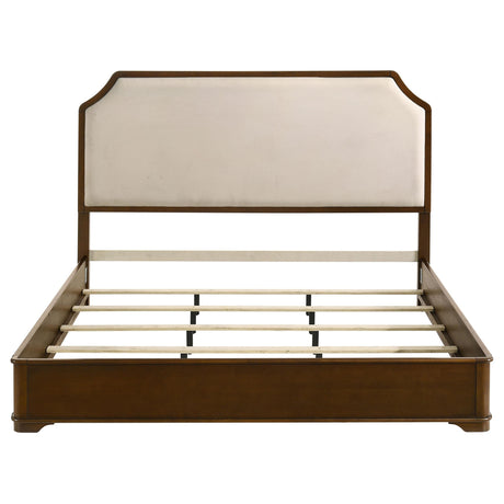 Garland Cream and Brown Cherry 58-inch Eastern King Panel Bed from Coaster - Luna Furniture
