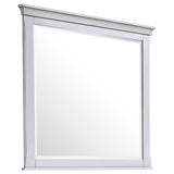 Franco Antique White Rectangular Mirror (Mirror Only) from Coaster - Luna Furniture