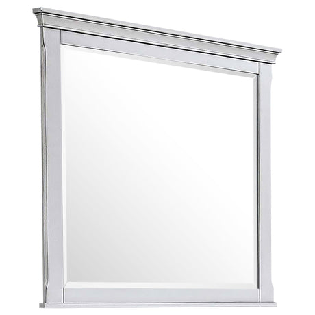 Franco Antique White Rectangular Mirror (Mirror Only) from Coaster - Luna Furniture