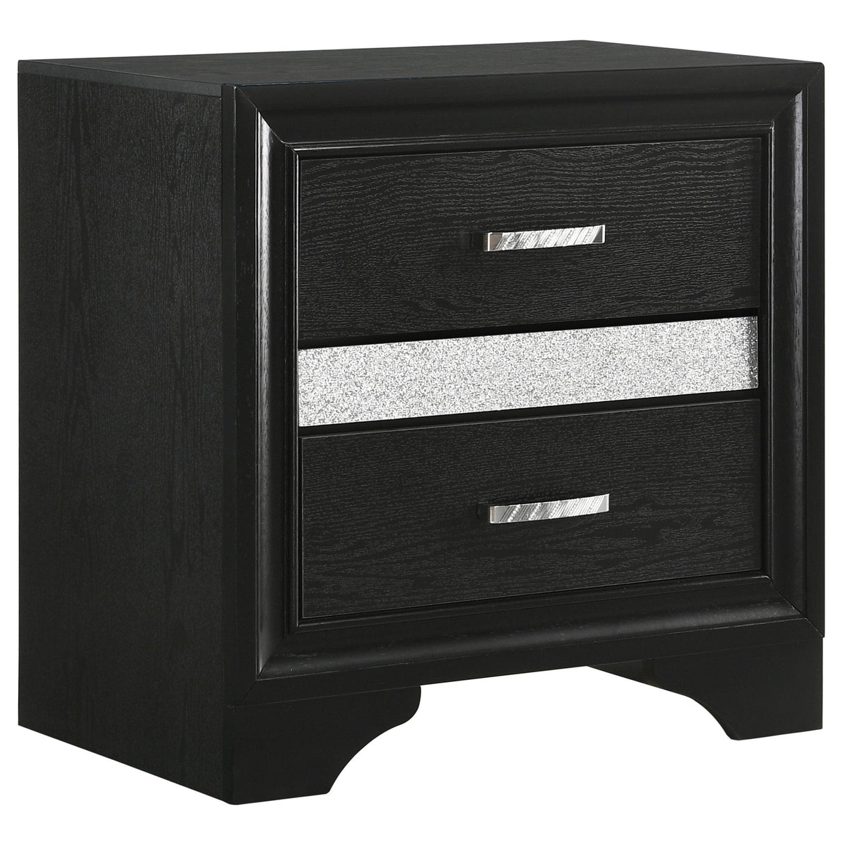 Miranda Black and White 5-piece Eastern King Bedroom Set from Coaster - Luna Furniture