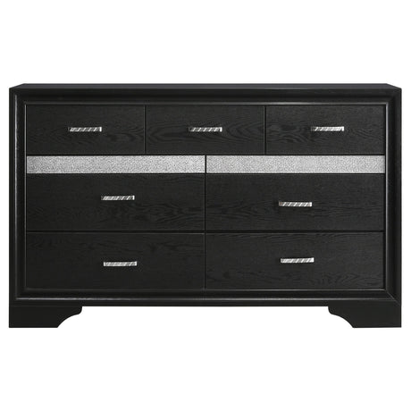 Miranda Black 4-Piece Full Storage Bedroom Set from Coaster - Luna Furniture