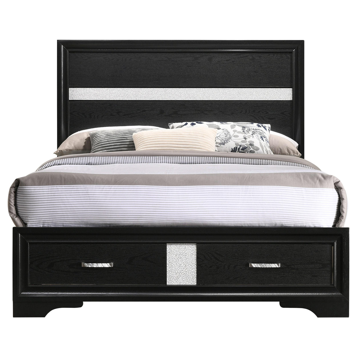 Miranda Black Full Storage Bed from Coaster - Luna Furniture