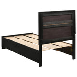 Miranda Black 4-Piece Twin Storage Bedroom Set from Coaster - Luna Furniture