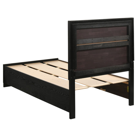 Miranda Black 4-Piece Twin Storage Bedroom Set from Coaster - Luna Furniture