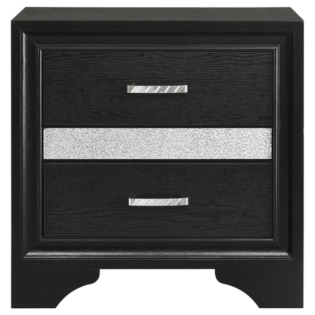 Miranda Black 4-Piece Twin Storage Bedroom Set from Coaster - Luna Furniture