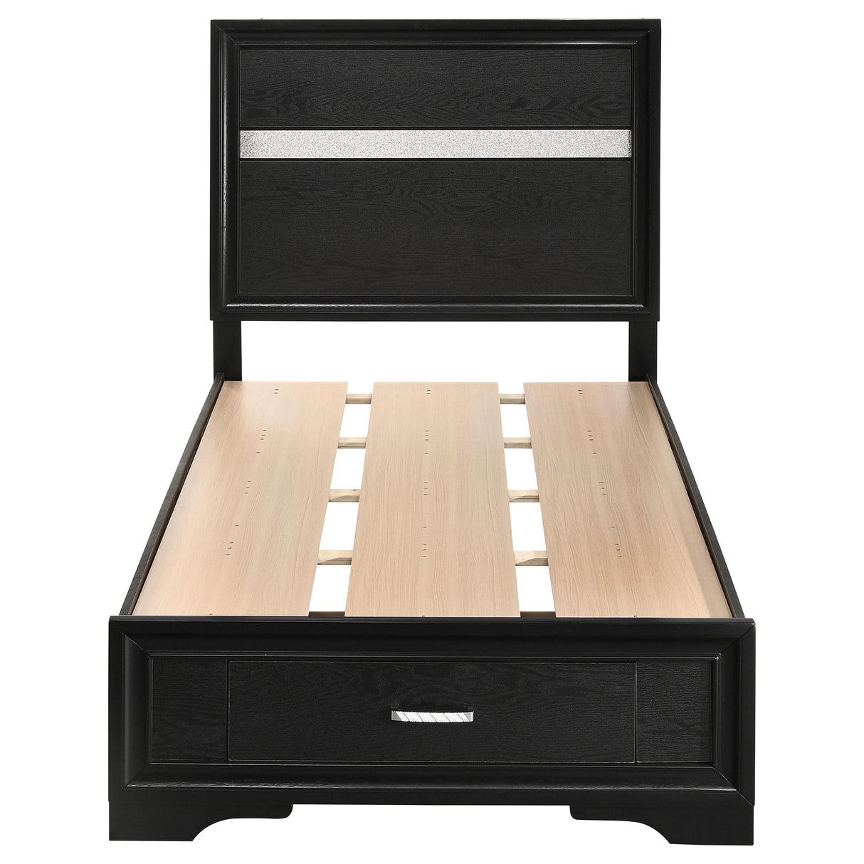 Miranda Black Twin Storage Bed from Coaster - Luna Furniture