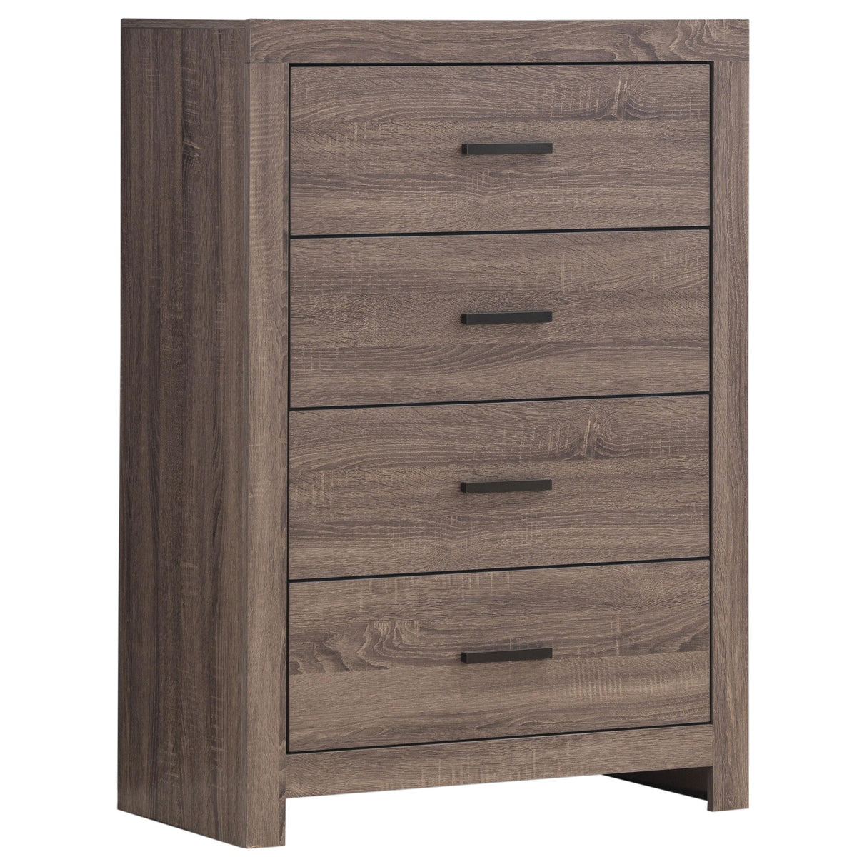 Brantford Barrel Oak 5-Piece Queen Storage Bedroom Set from Coaster - Luna Furniture