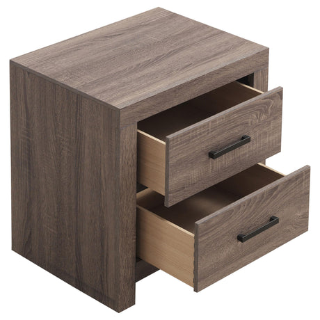 Brantford Barrel Oak 5-Piece Queen Storage Bedroom Set from Coaster - Luna Furniture