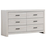 Brantford Coastal White 5-Piece Queen Storage Bedroom Set from Coaster - Luna Furniture