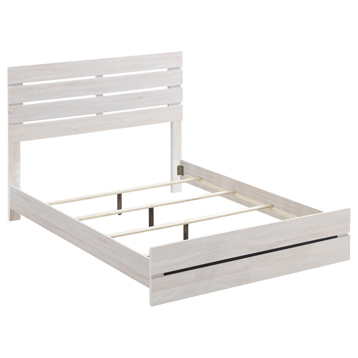 Brantford Coastal White Queen Panel Bed from Coaster - Luna Furniture