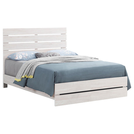 Brantford Coastal White Queen Panel Bed from Coaster - Luna Furniture