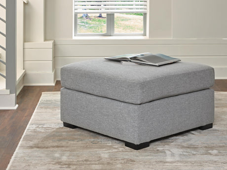 UrbanCrest Pewter Oversized Accent Ottoman from Ashley - Luna Furniture