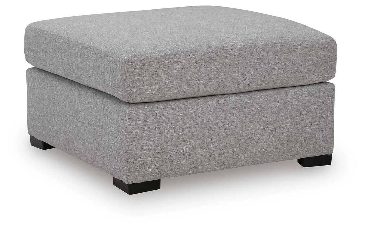 UrbanCrest Pewter Oversized Accent Ottoman from Ashley - Luna Furniture