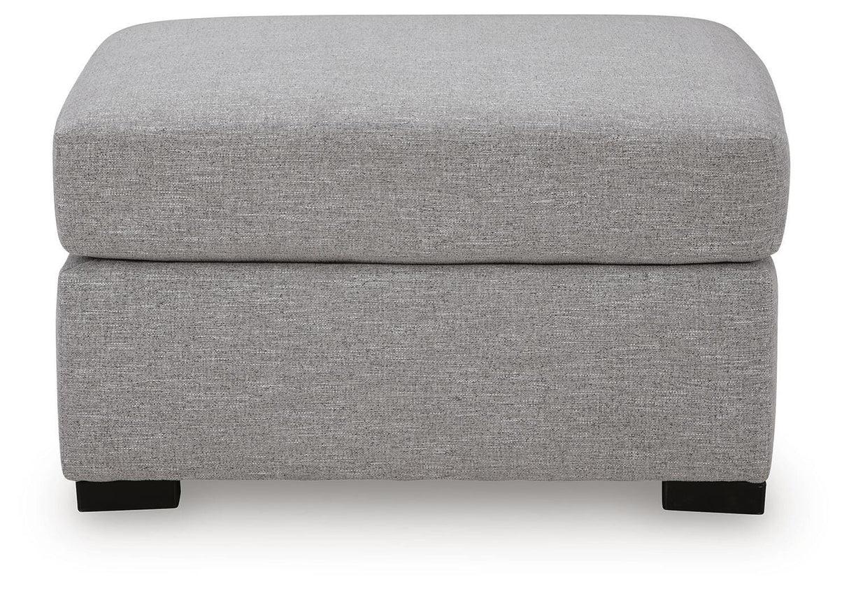 UrbanCrest Pewter Oversized Accent Ottoman from Ashley - Luna Furniture