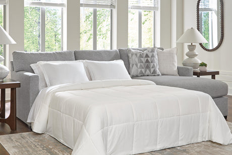 UrbanCrest Pewter 2-Piece Sleeper Sectional with Chaise from Ashley - Luna Furniture