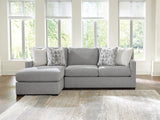 UrbanCrest Pewter 2-Piece Sleeper Sectional with Chaise from Ashley - Luna Furniture