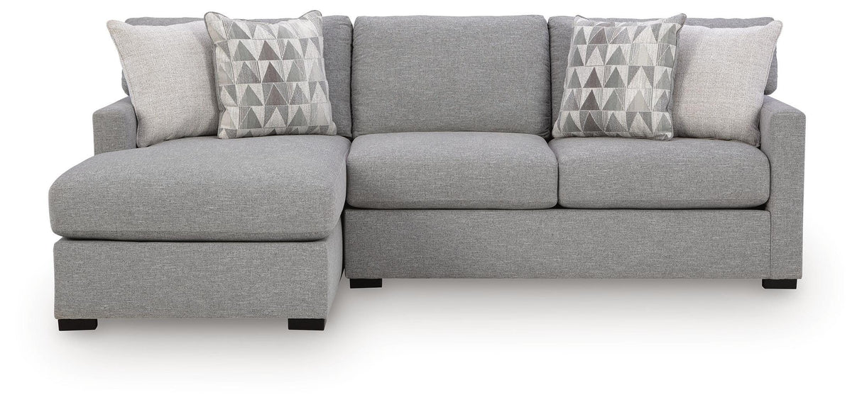 UrbanCrest Pewter 2-Piece Sectional with LAF Chaise from Ashley - Luna Furniture