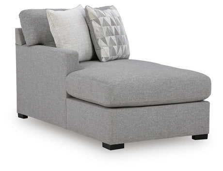 UrbanCrest Pewter Left-Arm Facing Corner Chaise from Ashley - Luna Furniture