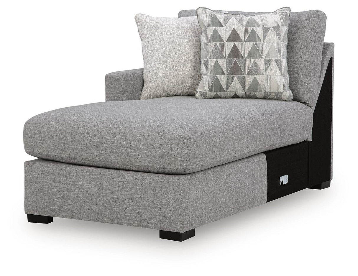 UrbanCrest Pewter Left-Arm Facing Corner Chaise from Ashley - Luna Furniture