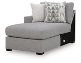 UrbanCrest Pewter Left-Arm Facing Corner Chaise from Ashley - Luna Furniture